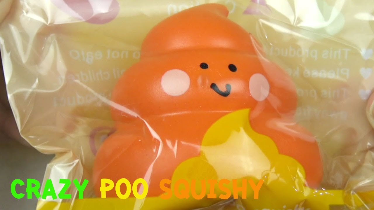 Crazy poo Squishy [Orange] | PU