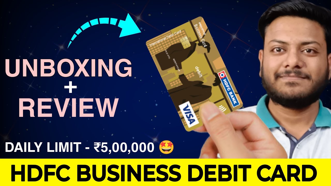 HDFC Easyshop Business Debit Card Unboxing & Review | 5% Saving On Tax Payments 🤫