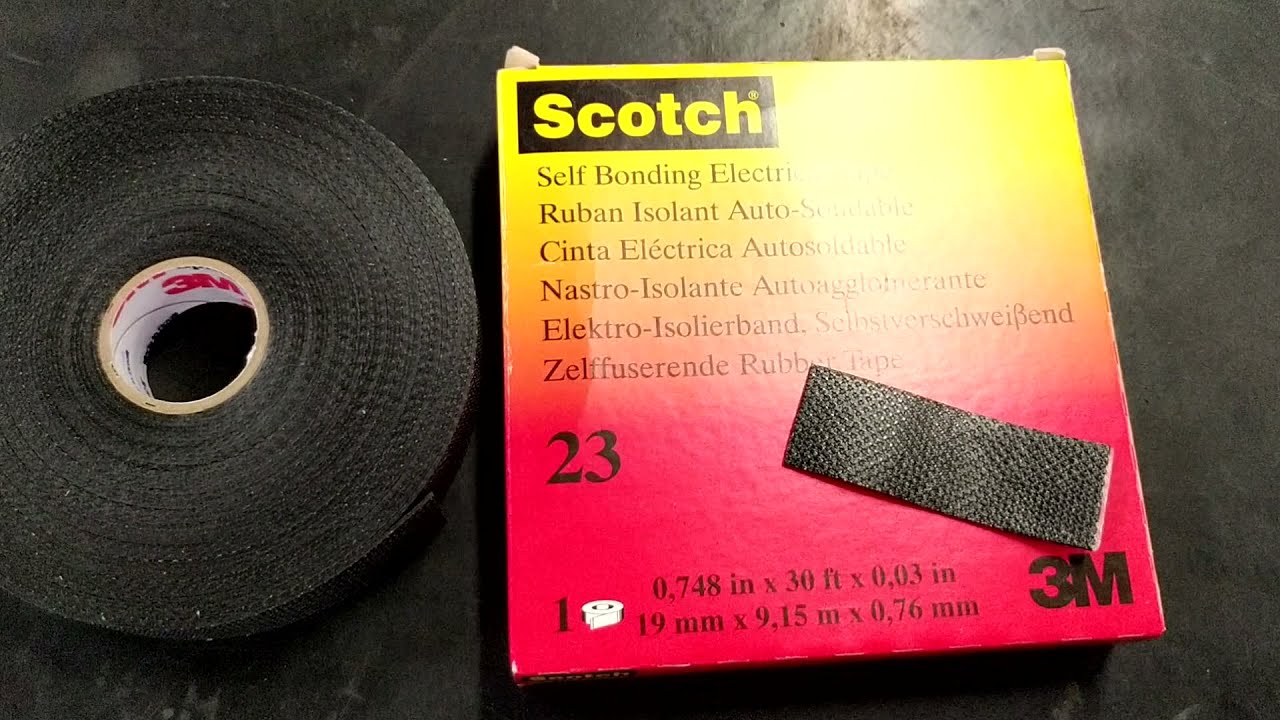 Cinta Vulcanizada autosoldable Vs Cinta aislante Electricista, Scotch 23 vs Temflex 3M