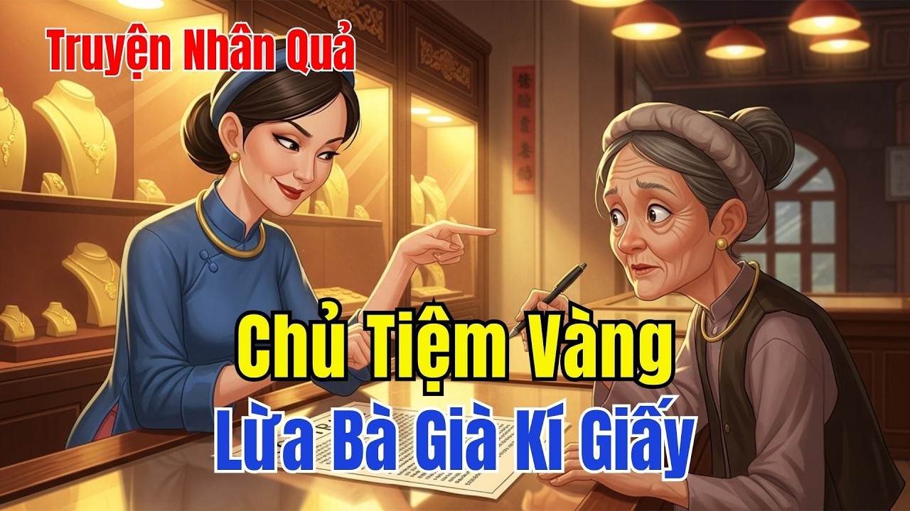 Mụ Chủ Tiệm Vàng Lừa Ký Giấy Nợ Khống – Cướp Đất Bà Cụ Nghèo – Nhân Quả Không Bỏ Sót Ai