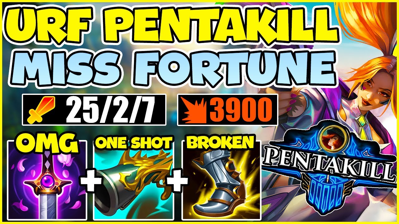 MISS FORTUNE.EXE | Miss Fortune URF 2024 GamePlay | Miss Pentakill | League of Legends Gameplay