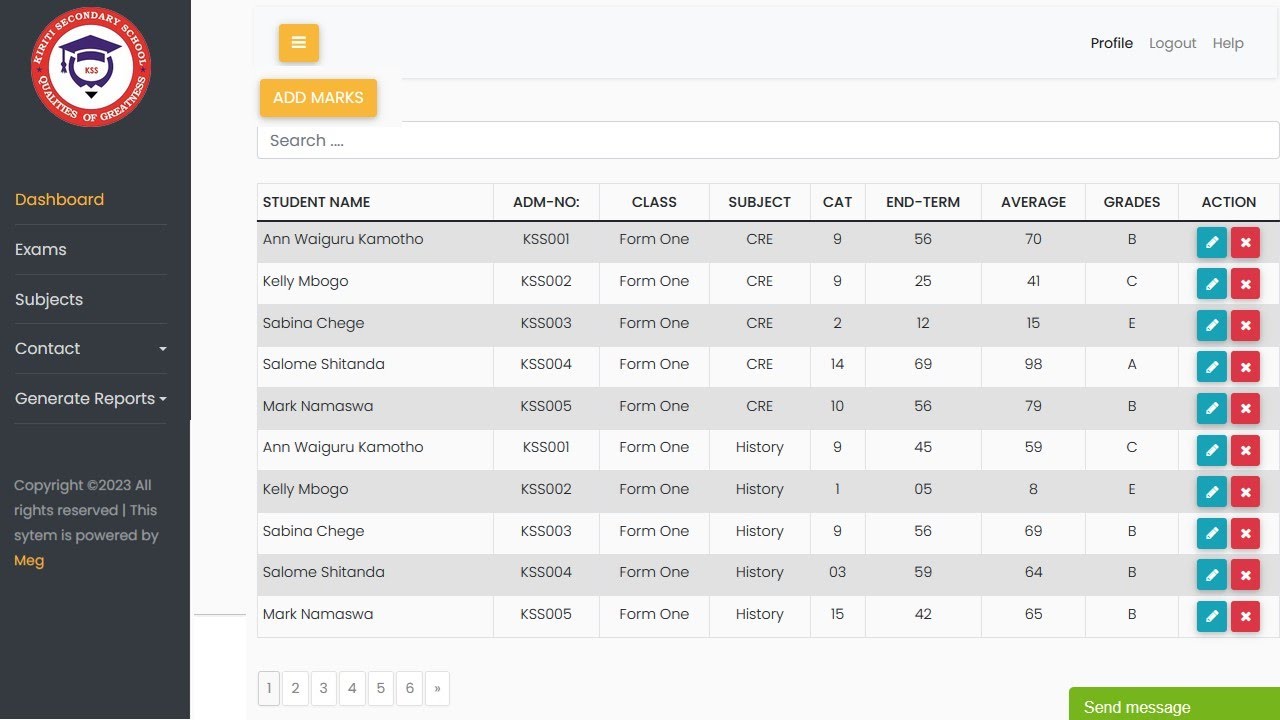 SCHOOL EXAM REPORT CARD SYSTEM USING PHP DESKTOP LIBRALY