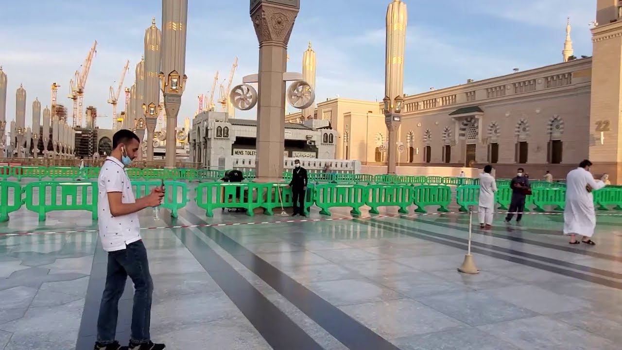 المشي إلى المسجد النبوي الشريف من حي المصانع وقراءة لبعض المعالم في الطريق