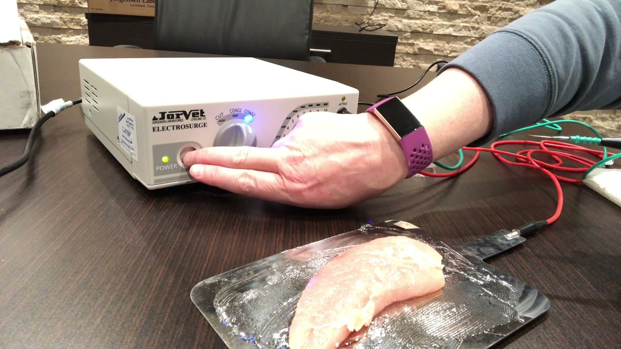 JorVet Electrosurgical Unit (J0470M) - Basic Set Up