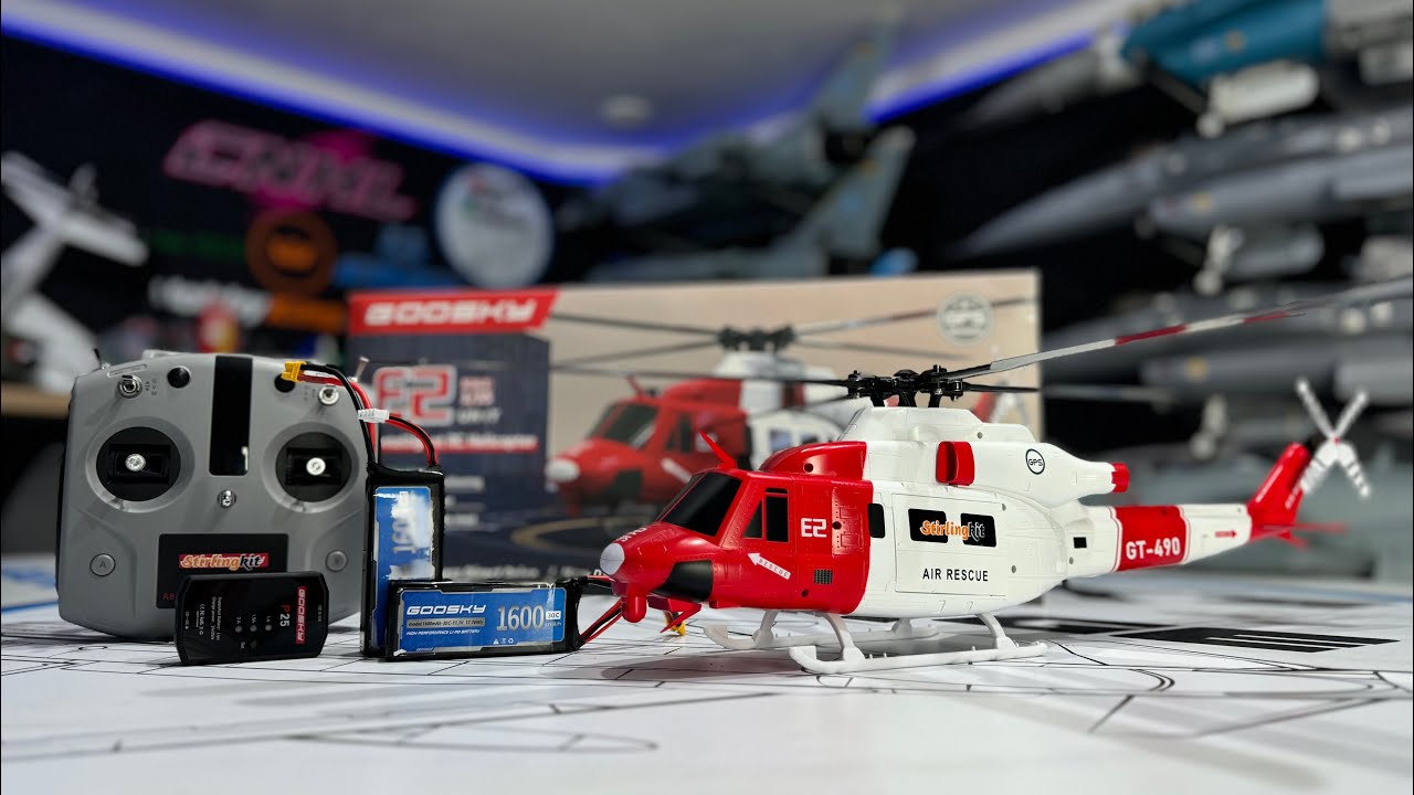GOOSKY E2 GPS 1:35 UH-1Y VENOM [RTF] from @Stirlingkit - Unboxing and Assembly! 🚁 [4K60fps HDR]