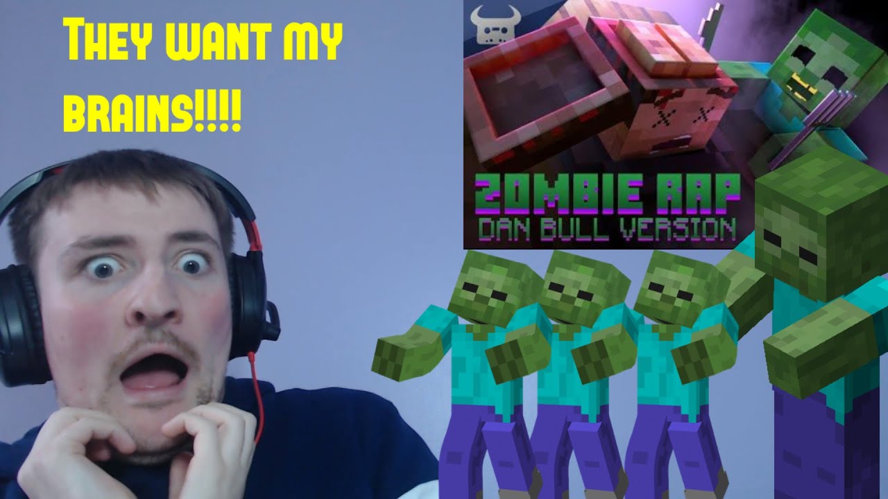 Nerd Reacts to Minecraft Zombie Rap | Dan Bull Animated Music Video | Insane Bars & Flow!