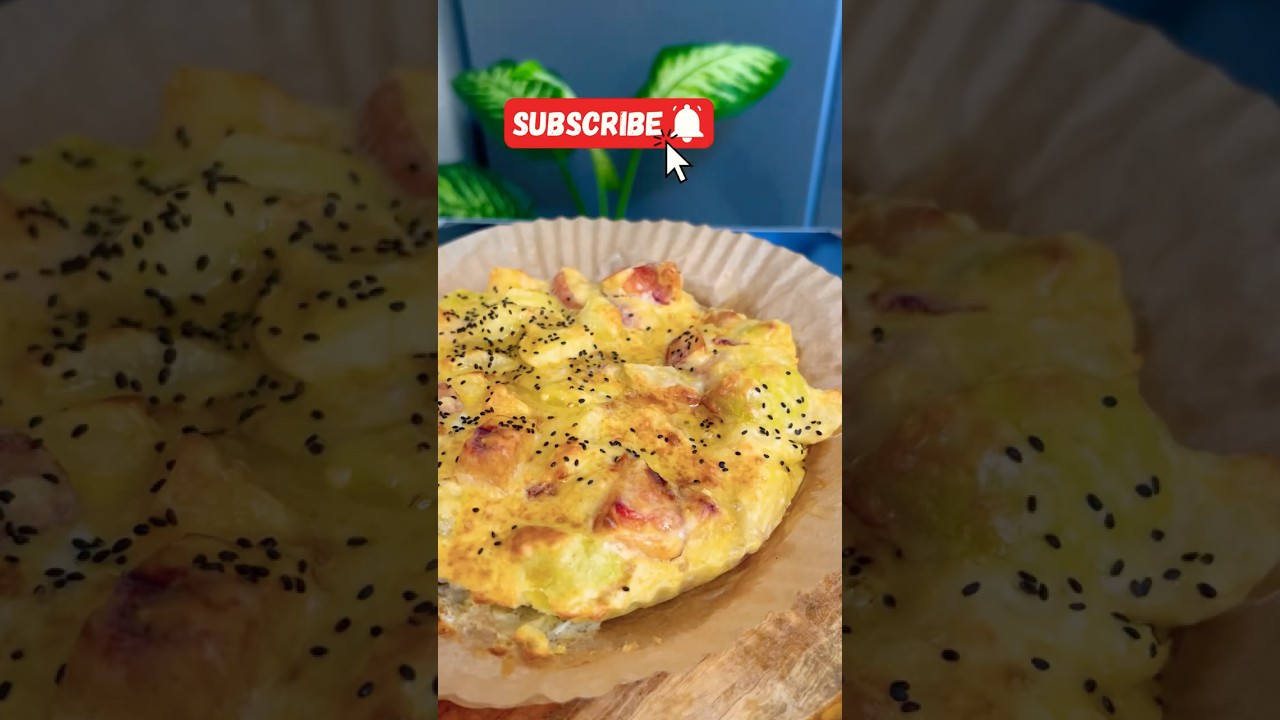 Quick Peach Cake/Pie in Airfryer  كيك خوخ صحي بدون سكر