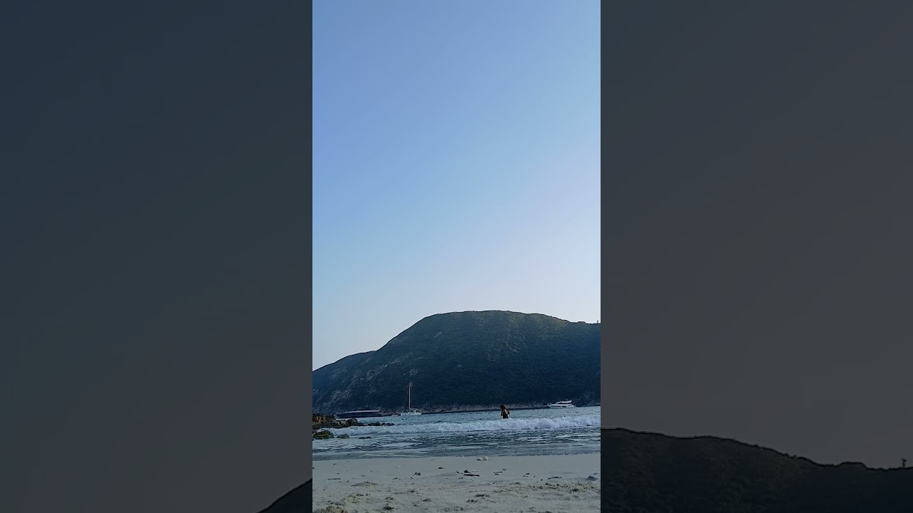 swimming time long ke wan beach ⛱️ injoy my day off Sunday life
