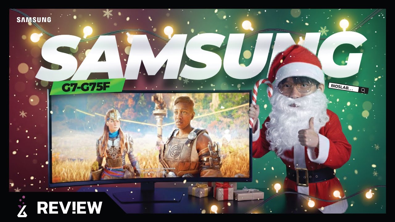 Review | เปิดกล่องวันคริสต์มาสแล้ว โต๊ะหายไปครึ่งนึง! | 40 Odyssey G7 G75F WUHD 180Hz