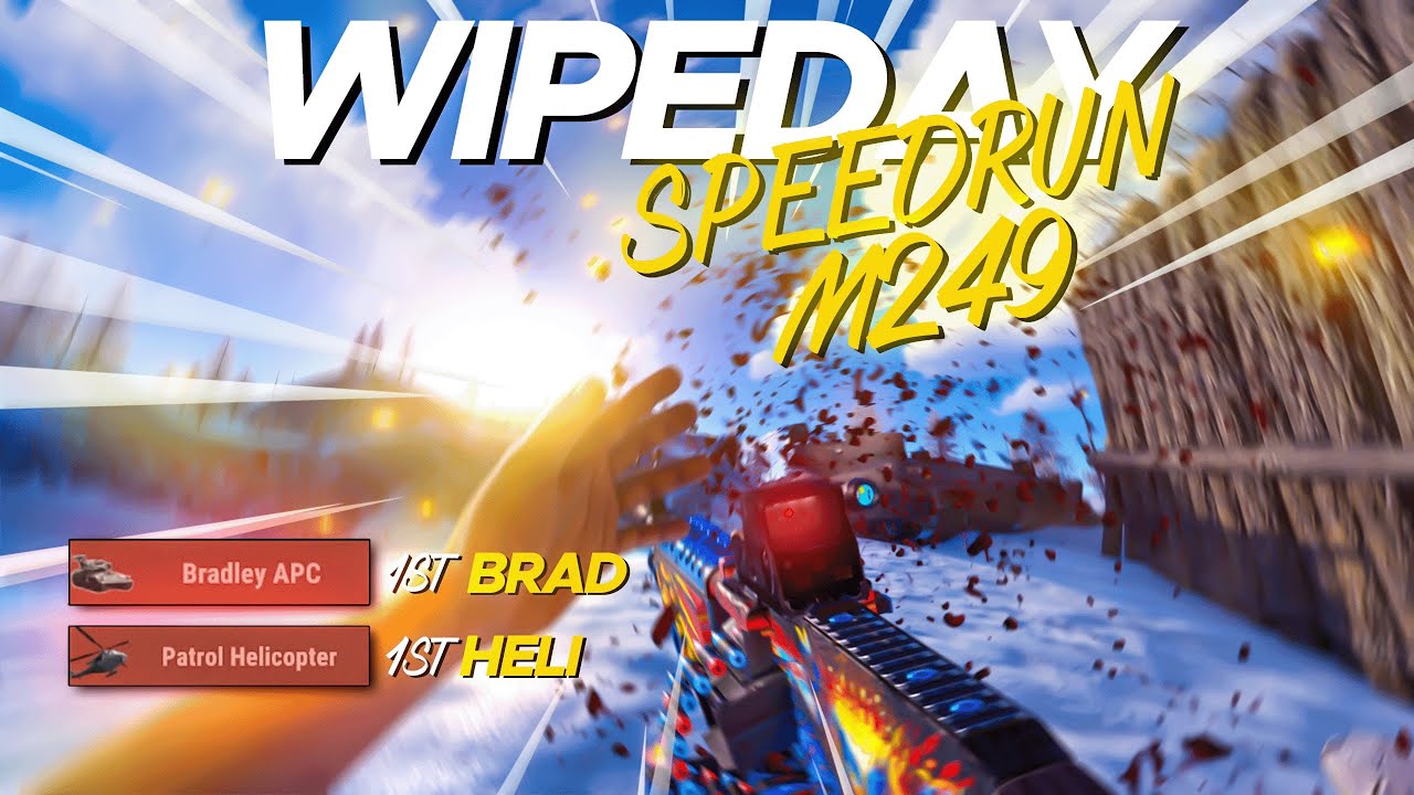 How We Used The M249 To Dominate Wipeday - Rust