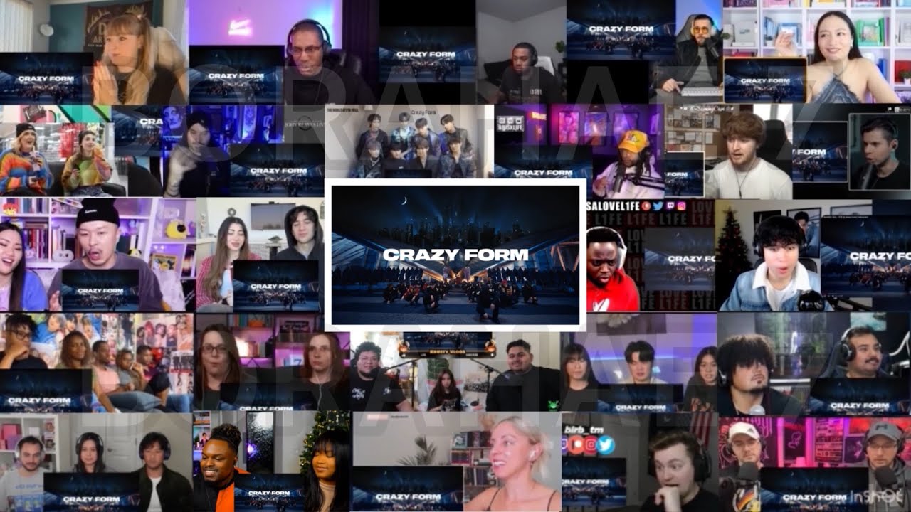 ATEEZ 'CRAZY FORM' MV REACTION MASHUP