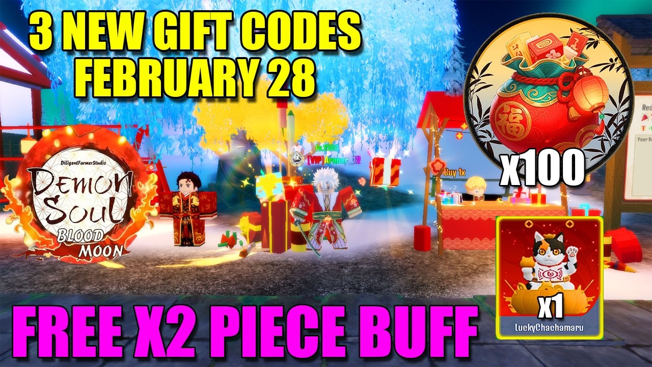 Demon Soul Simulator Codes | 3 New Gift Codes Lunar New Year Event