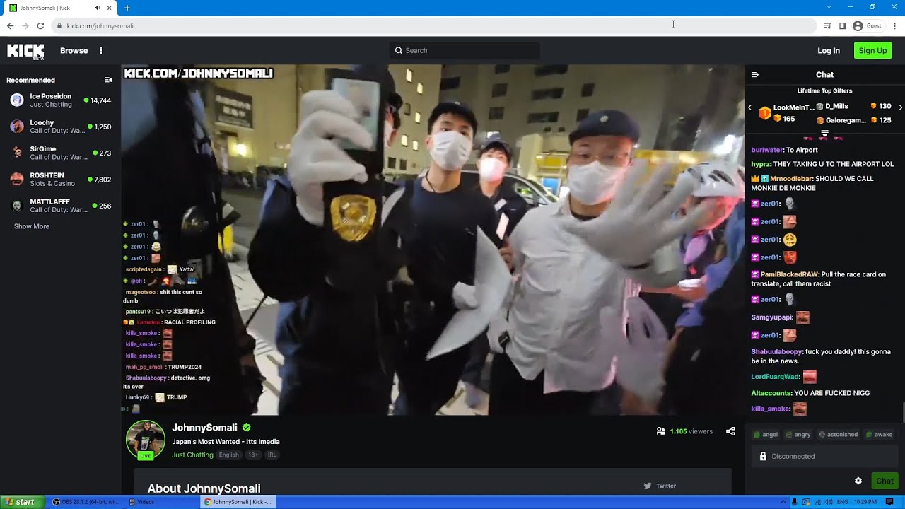 Johnny Somali Arrested - Full Stream