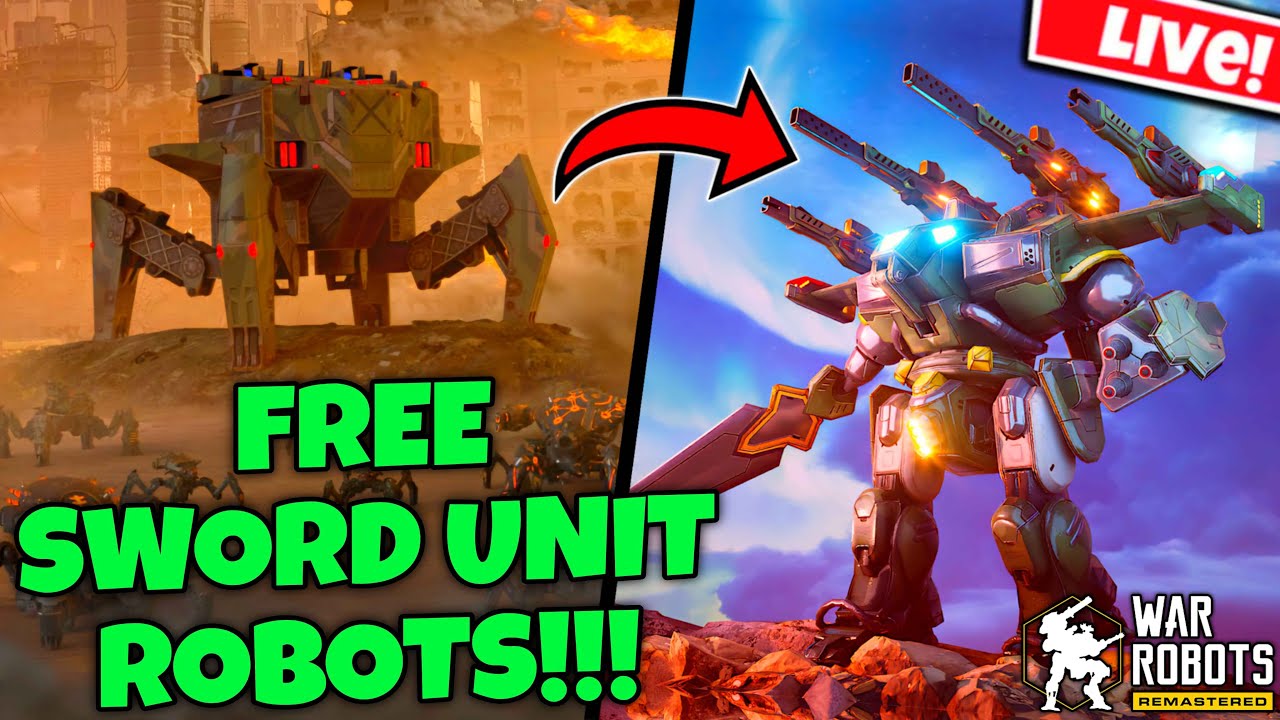 LIVE SWORD UNIT GIVEAWAY — Will You Win? | War Robots 11.5