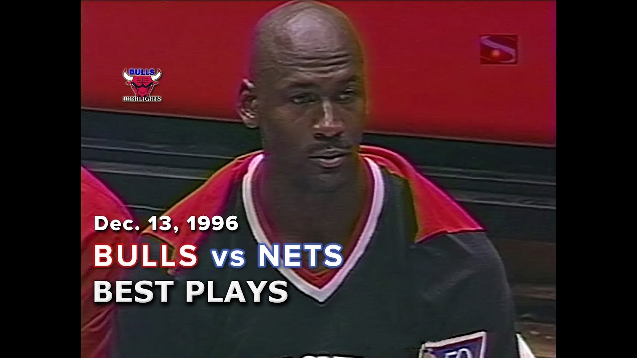 December 13, 1996 Bulls vs Nets highlights