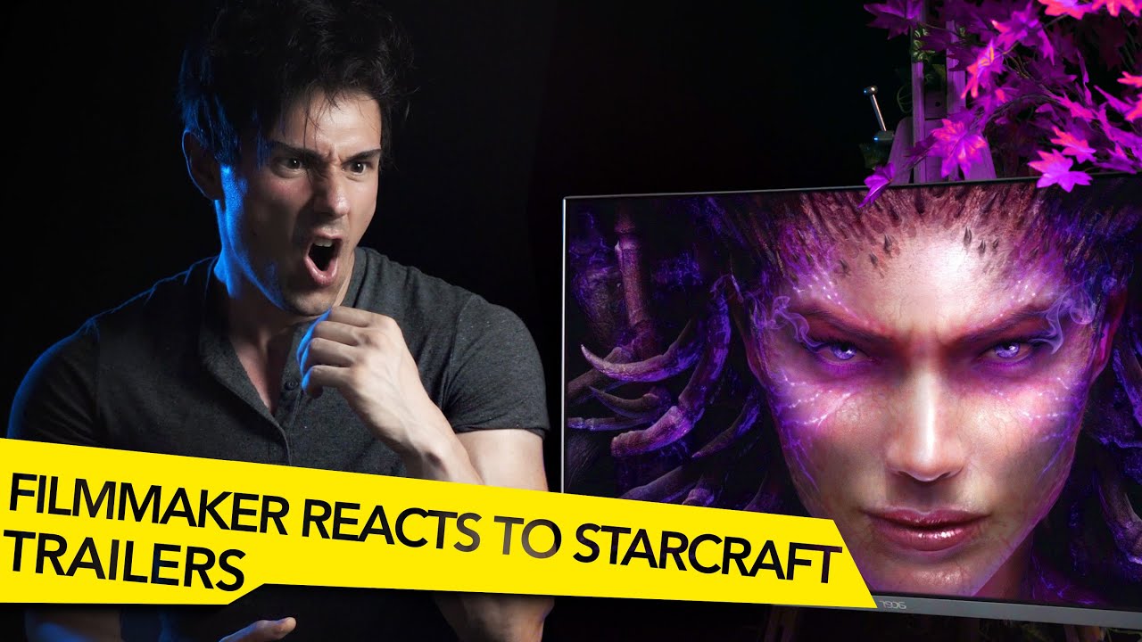 РЕАКЦИЯ РЕЖИССЕРА НА КИНОТРЕЙЛЕРЫ STARCRAFT HEART OF THE SWARM И LEGACY OF THE VOID!