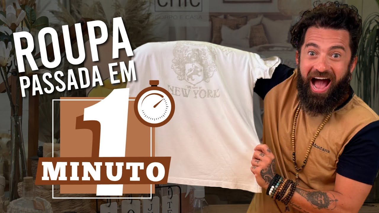 ADEUS AO FERRO DE PASSAR! DESCUBRA O SEGREDO PARA PASSAR ROUPAS DE FORMA FÁCIL E RÁPIDA |PETER PAIVA