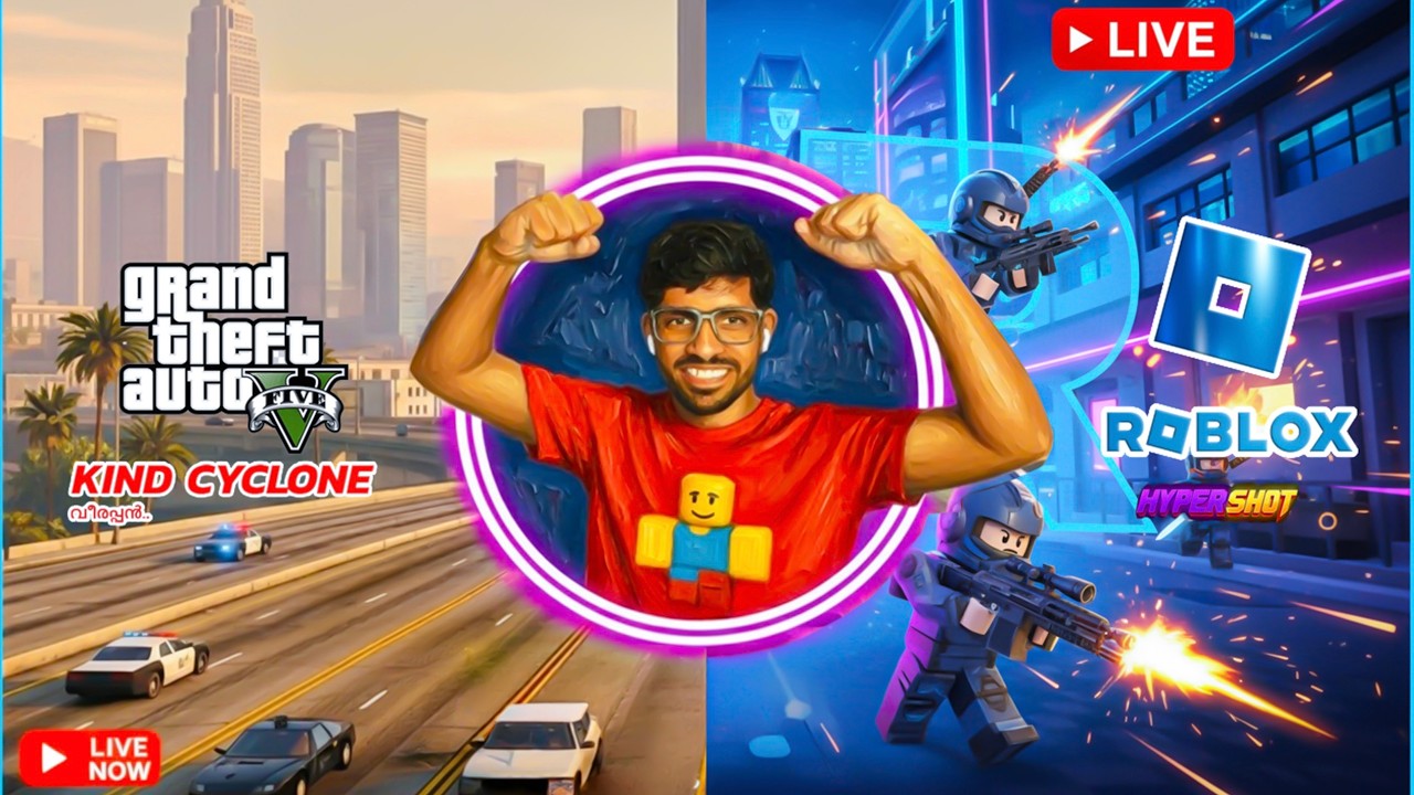🔴COME ON GUYS.... ROBLOX & GTA 5 |  XLANTIS CITY | KC -വീരപ്പൻ