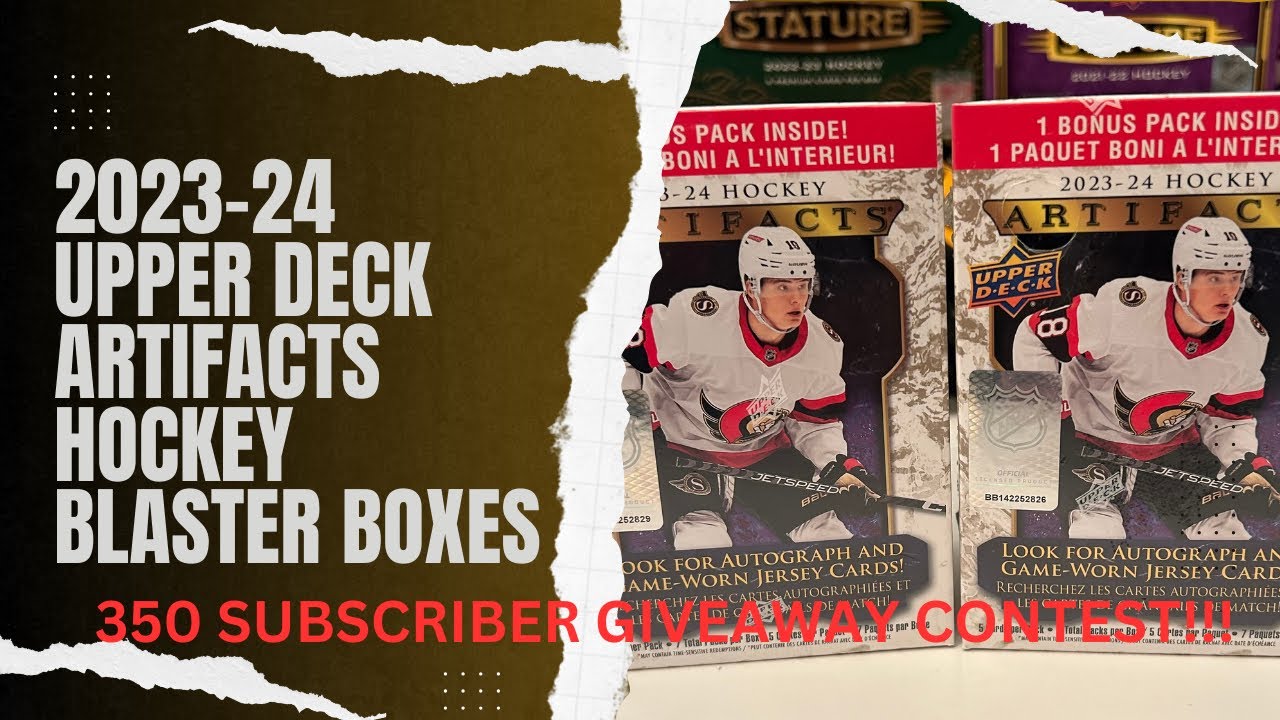 2023-24 Upper Deck Artifacts Hockey Blaster Boxes