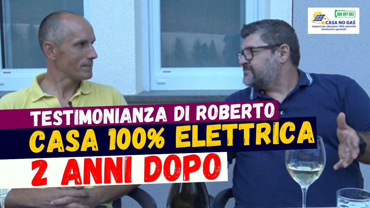 Testimonianza di Roberto, 2 anni dopo radiante + termopompa + ventilazione meccanica + fotovoltaico
