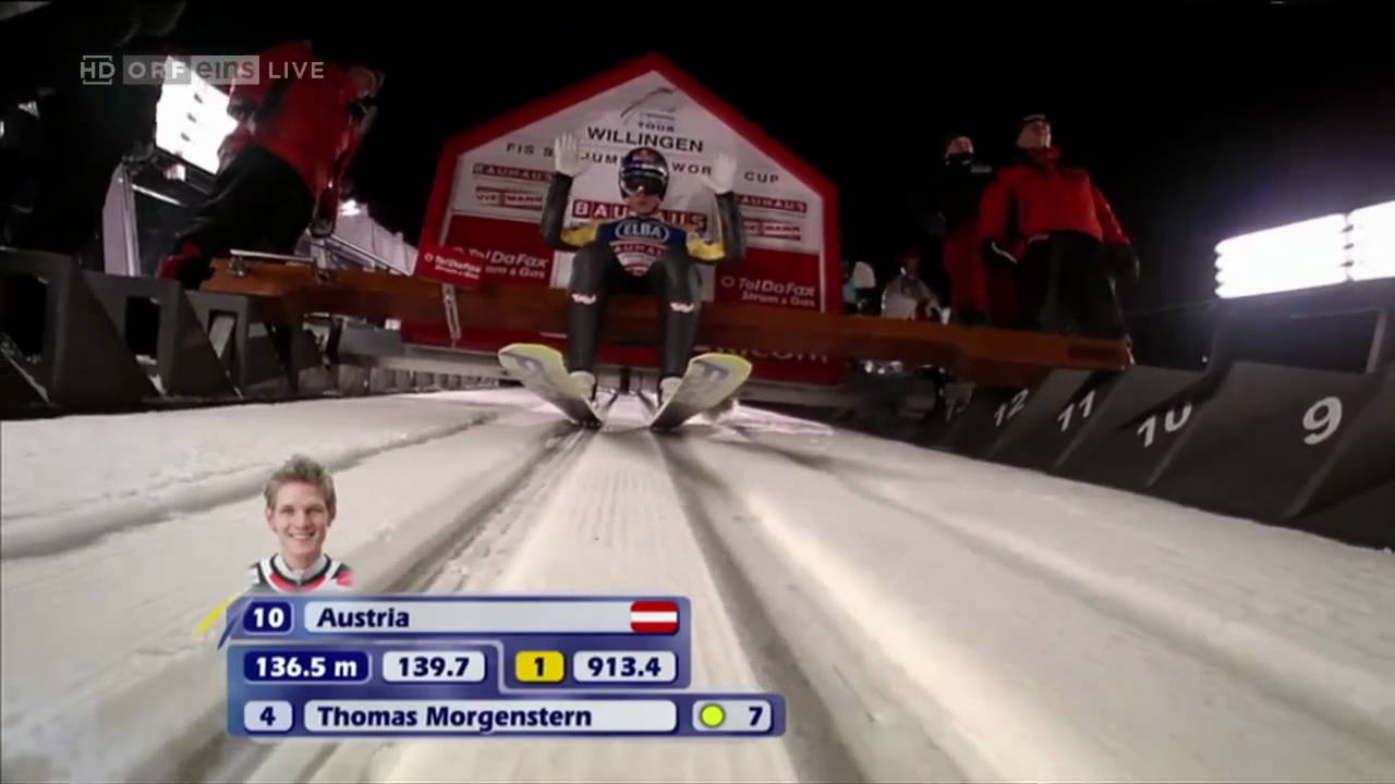 Thomas Morgenstern 29.01.2011 Willingen Team-Competition 143,5m ORF HD