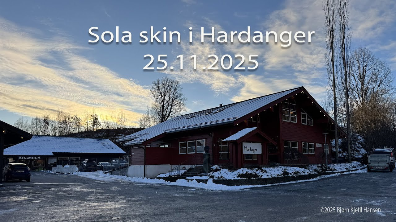 Sol i Hardanger 25.11.2025