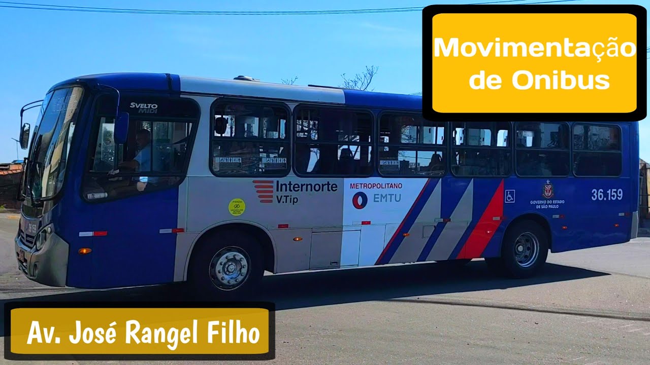Movimentação de Ônibus na Av. José Rangel Filho (Ponte Alta - GRU)