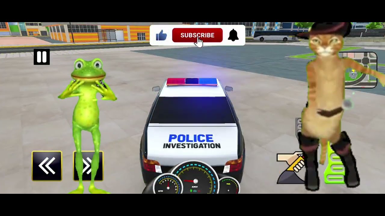 3D Game Police Car Chase  2026 for Android 