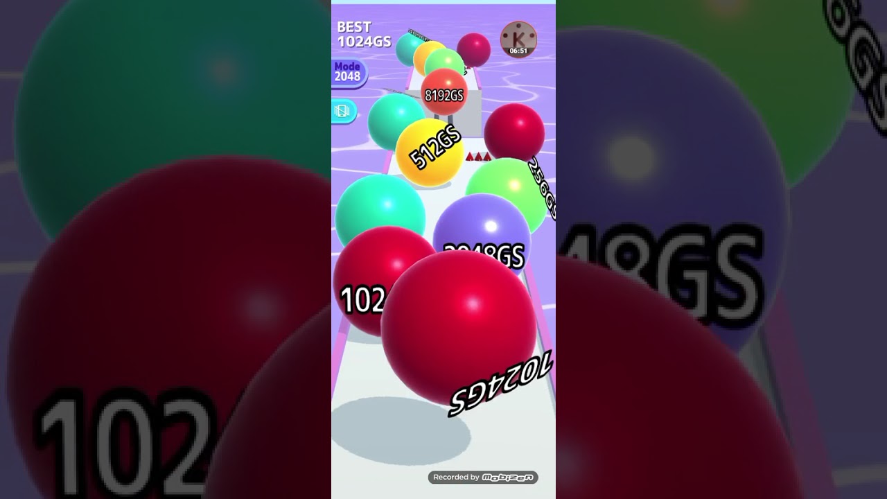 BallRun2048 Get 16AAA - Part 3: Go up to 16 IA