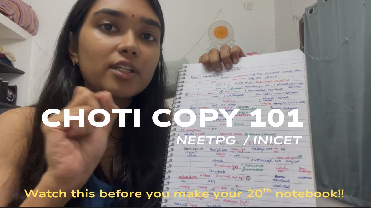 Этот ОДИН блокнот может изменить вашу подготовку к NEET PG! | 20-й блокнот: ЧТО НУЖНО И ЧТО НЕ НУ...