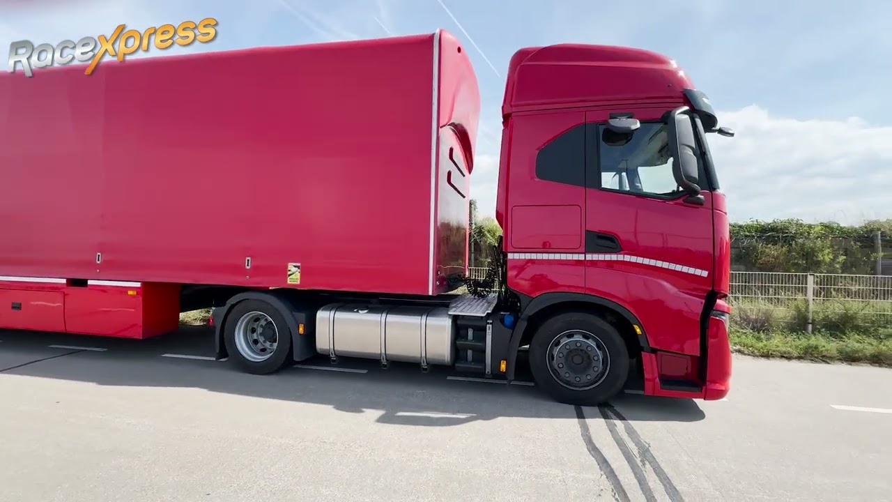 F1 Trucks komen aan in Zandvoort