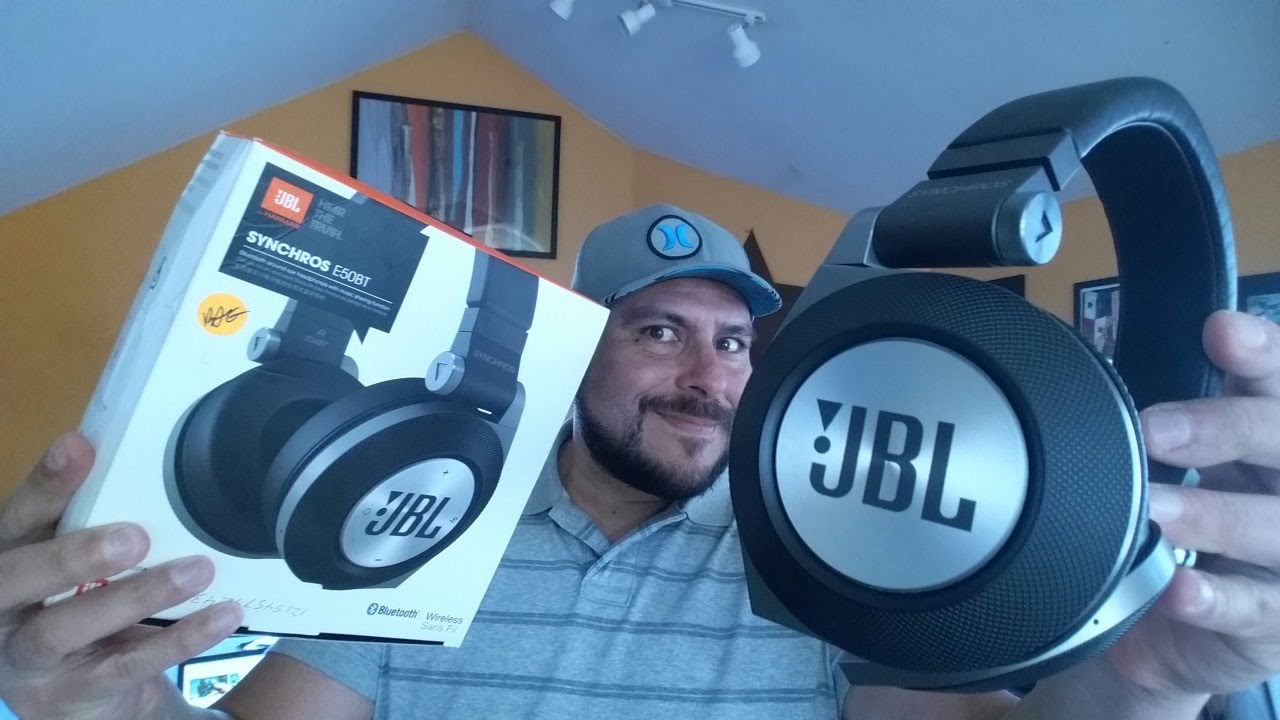 JBL Synchros E50BT Wireless Bluetooth Headphones - ESPANOL