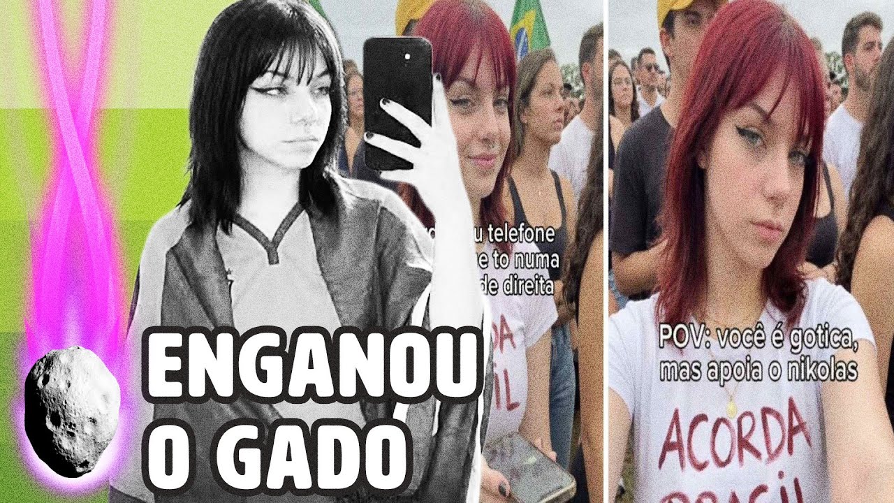 PERFIL DE “GÓTICA DE DIREITA” VIRALIZA NA INTERNET APÓS ENGANAR APOIADORES DE BOLSONARO | PLANTÃO