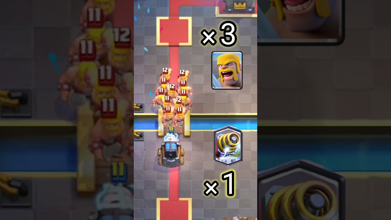 The Sparky Challenge with Barbarian#clashroyale#clashroyleshorts
