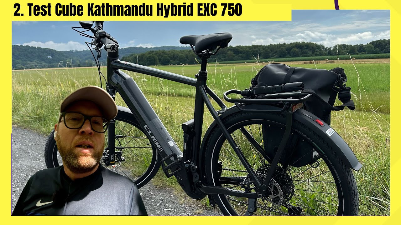2. Test mit E-Bike Cube Kathmandu Hybrid EXC 750 / Tour in die Wahner Heide (30 km)