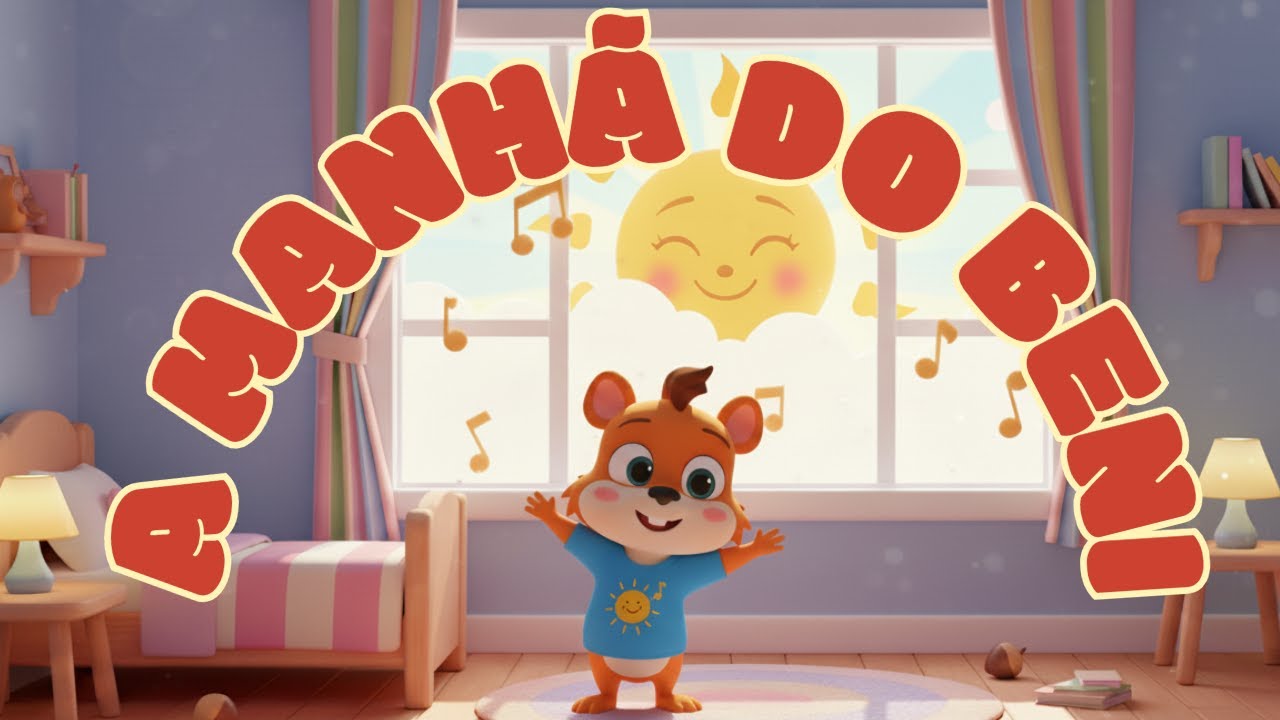 A manhã do Beni (versão legendada) - Canção de Bom Dia e Rotina Matinal☀️🐿️