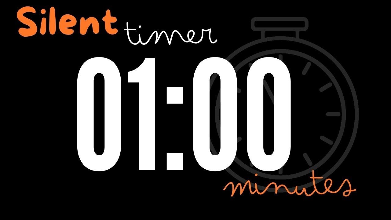 1 Minute Timer: Silent Countdown for Focus and Productivity