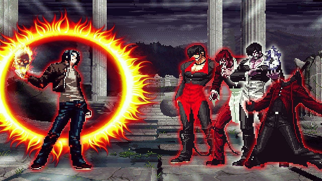 [KOF Mugen] Neo Kyo LV 2 Vs Iori Yagami Team
