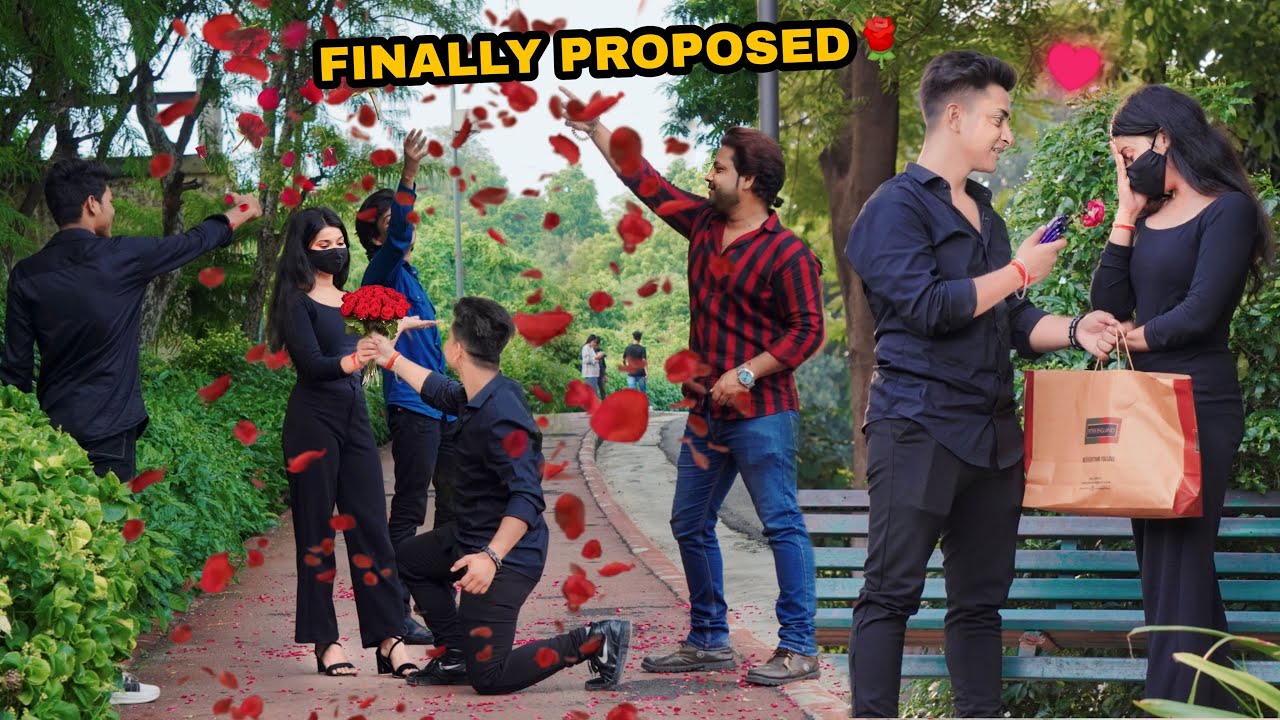 FINALLY WOH DIN AA GAYA ￼😍 FINALLY PROPOSED🥀￼ || Face Reveal ♥️🙈 || SHADY UJJU