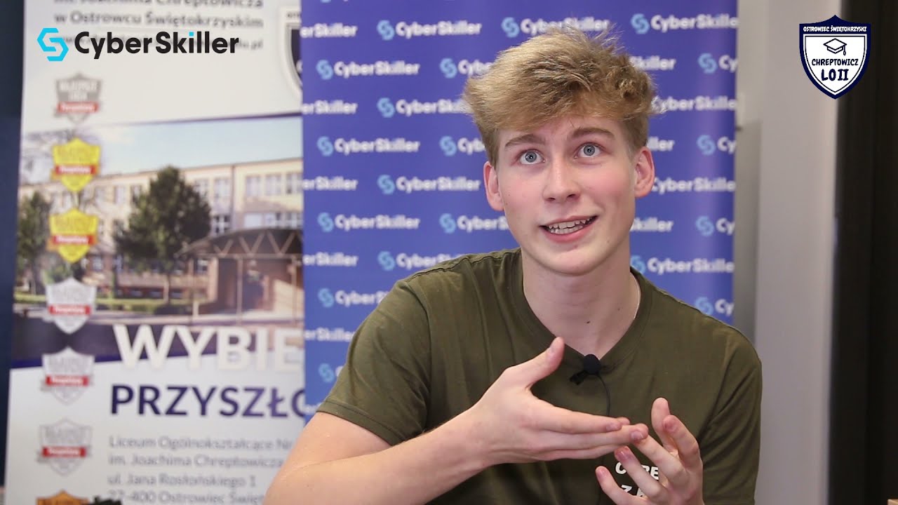 Cyberbezpieczeństwo z CyberSkiller - II LO w Ostrowcu Świętokrzyskim - CYBER.MIL z KLASĄ [12min]
