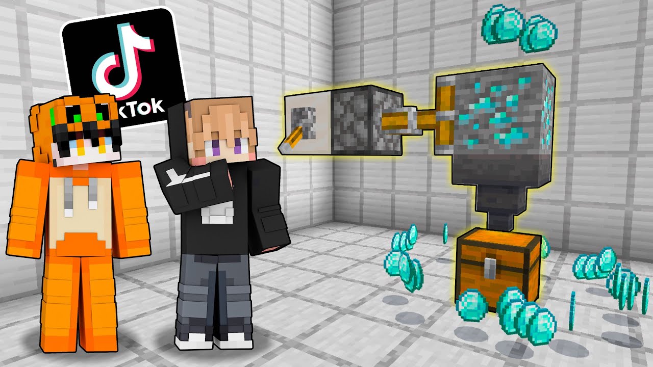 MENGUJI KEBENARAN HACK TIKTOK YANG TIDAK MASUK AKAL DI MINECRAFT!!