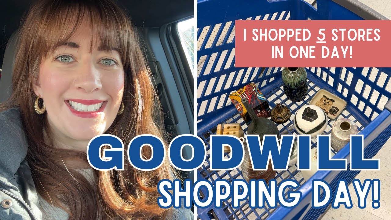 I FILLED MY CART AT GOODWILL! | Thrift with Me | Vintage Haul