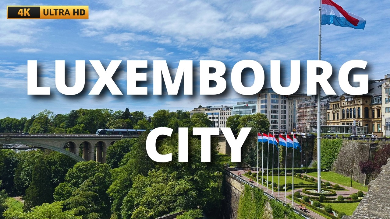 [4K] Luxembourg City walking tour 🇱🇺