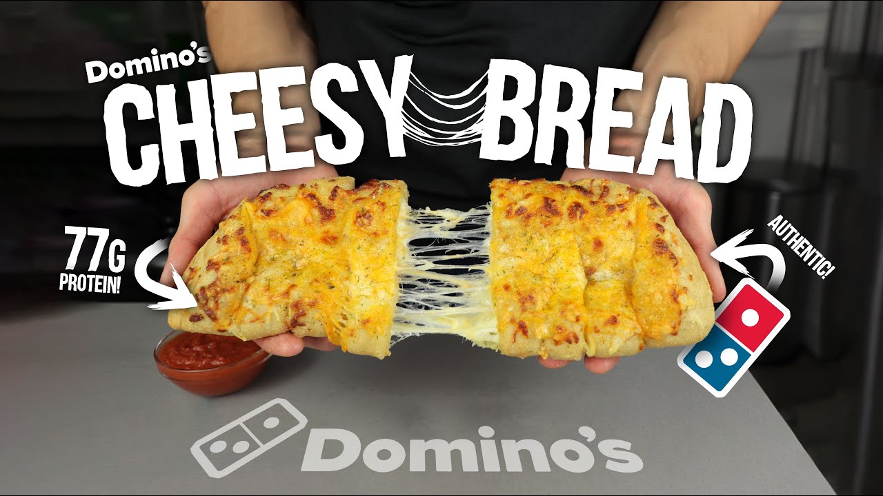 Хлеб Dominos Cheesy Bread за 2 доллара | Хлебные палочки с начинкой из высокобелковой муки