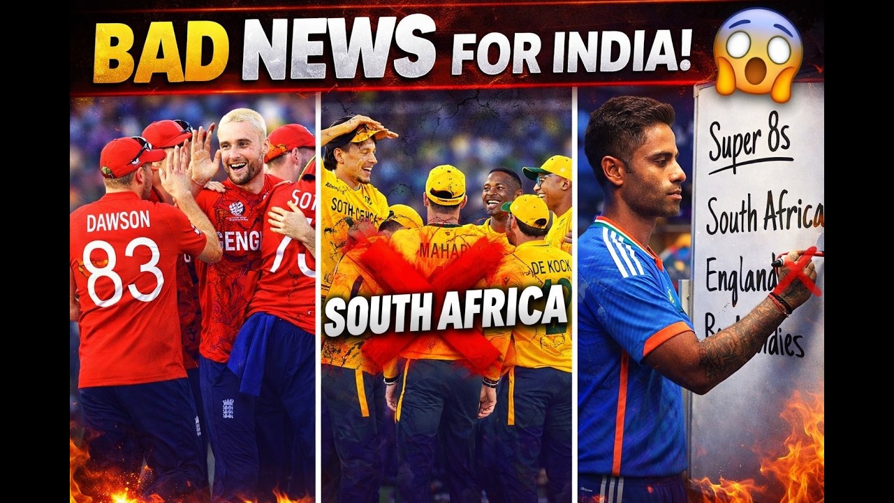 Super 8 Reality Check! 🇮🇳 Is India’s Semi Final Spot in Danger?