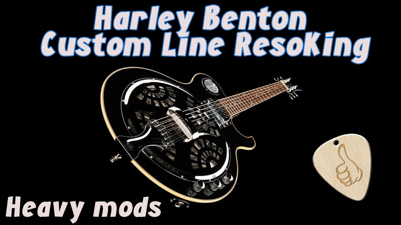Modified Harley Benton Custom Line ResoKing - Electric Resonator Guitar