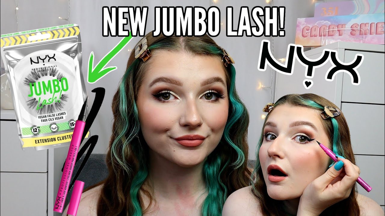 NEW NYX JUMBO LASHES! + Wear Test 🤔