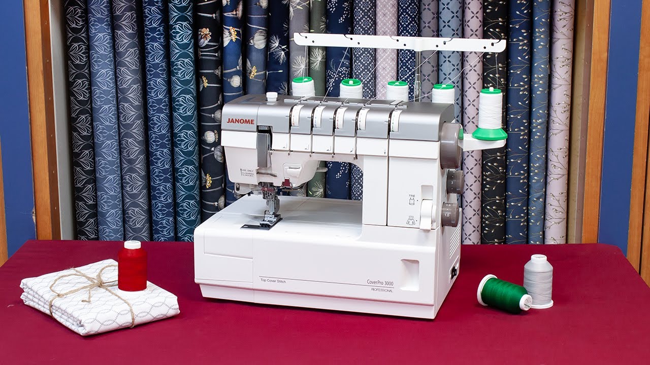 Janome CoverPro 3000 - Обзор плоскошовной машины