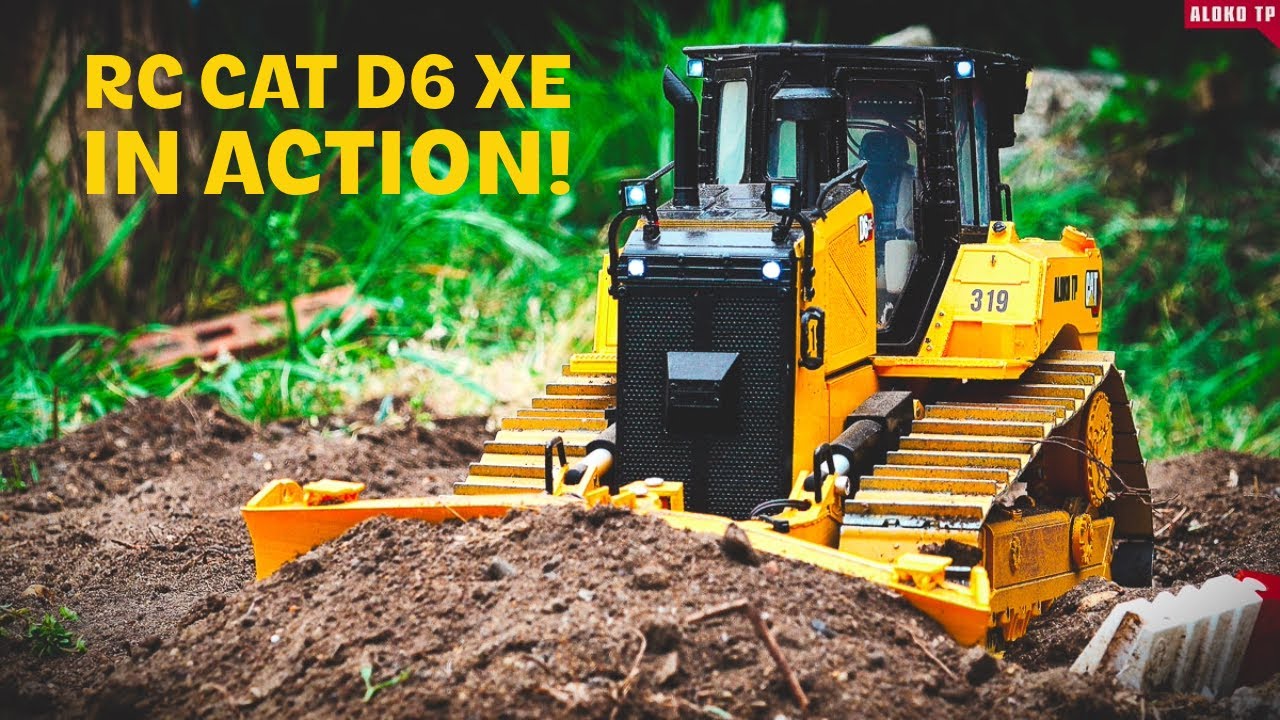 Testing the 3D Printed CAT D6 XE RC Bulldozer – Realism & Power in Action!