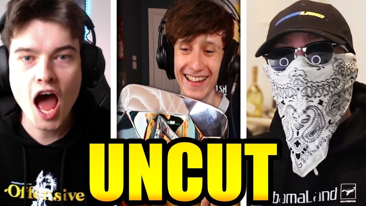 Youtubers react to my KSI Diamond Play Button *UNCUT VERSION*